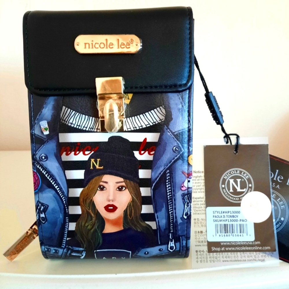 NWT Nicole Lee's, Vintage,Phone Case/Wallet/Crossbody/Shoulder Bag